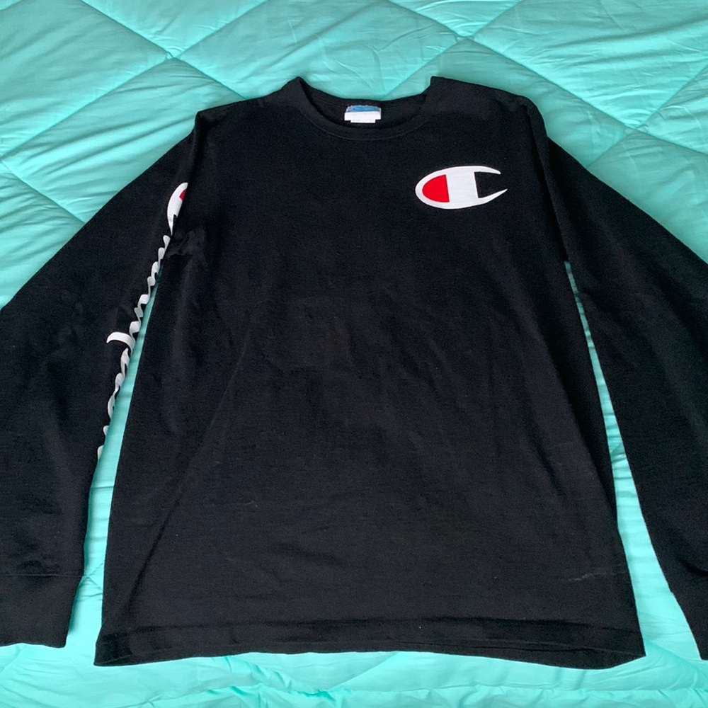 Black Champion Long-Sleeve